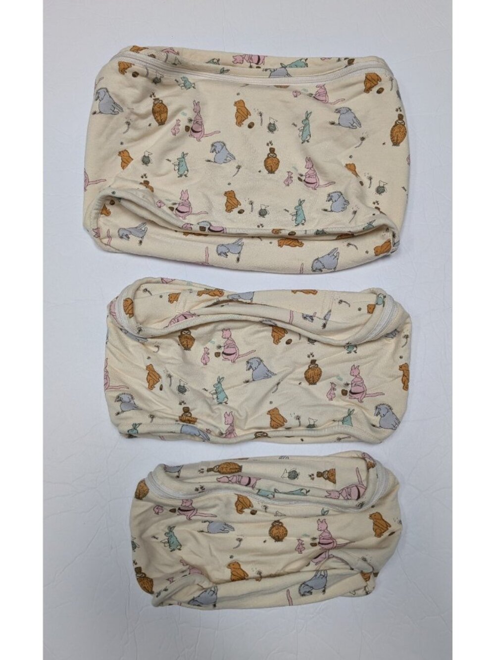 Kate Quinn Bamboo Winnie the Pooh Diaper Cube Set of 3 Pooh and Friends
